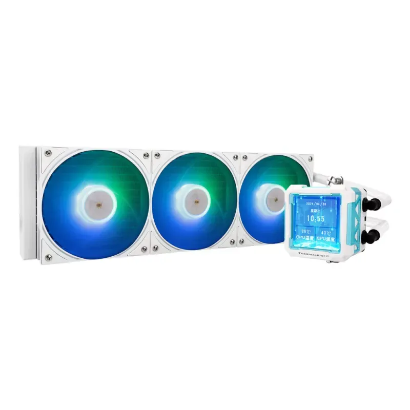 Water Cooler CPU AIO Thermalright Frozen Warframe Pro ARGB Branco - 360mm