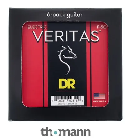 DR Strings Veritas VTE-11 6-Pack