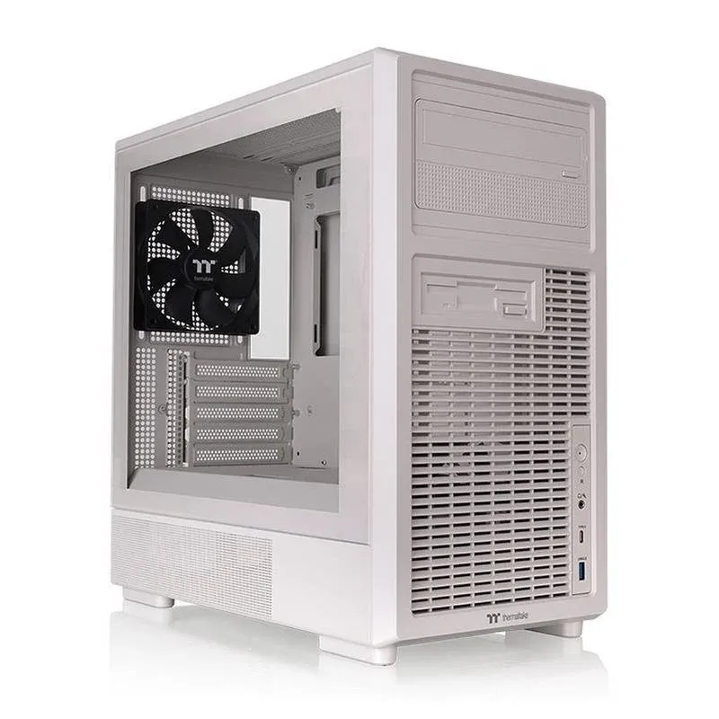 Caixa de Computador Caixa Micro Tower Thermaltake Retro 260 TG Branco Vidro Temperado Mini ITX