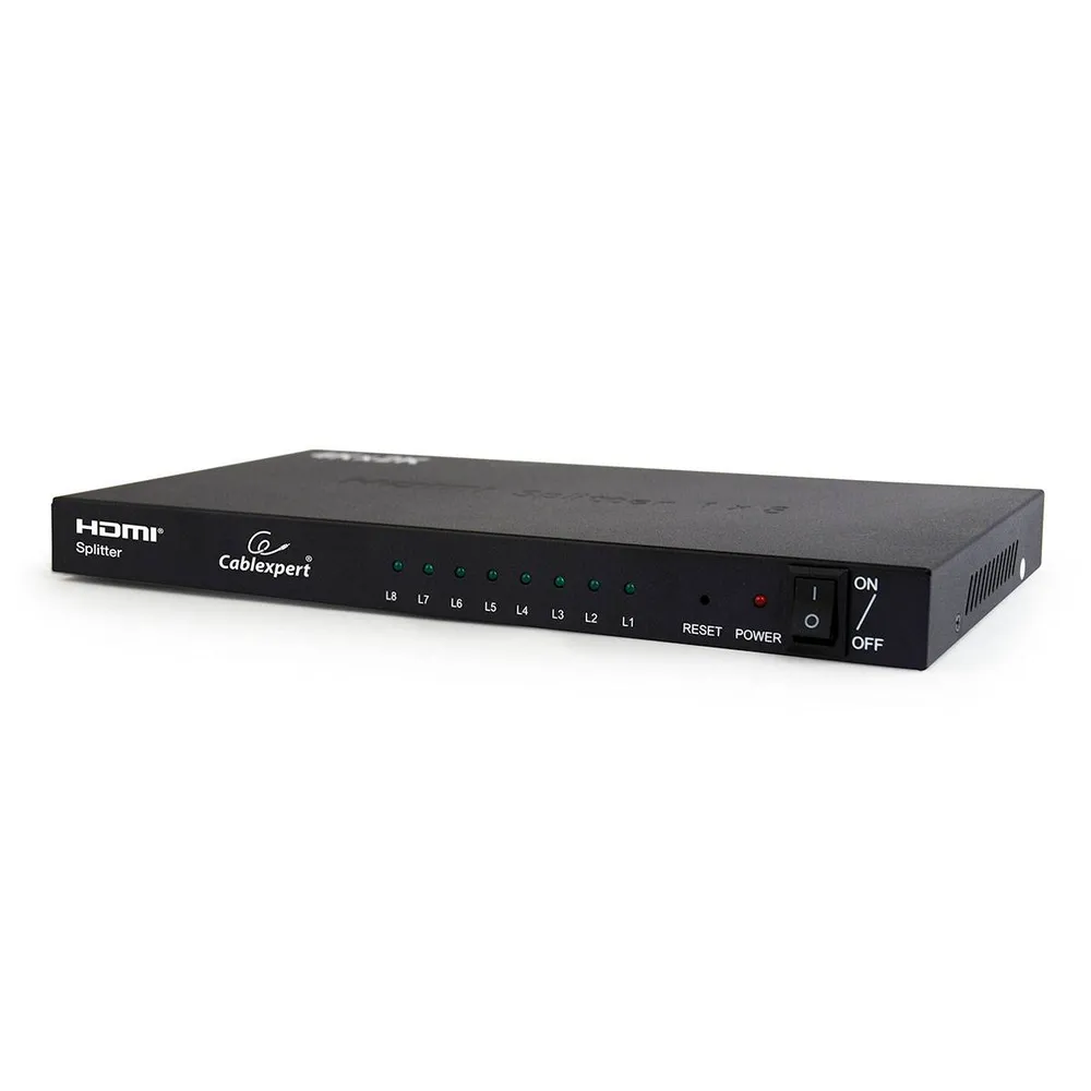 Splitter HDMI Gembird DSP-8PH4-03 8-Portas Preto