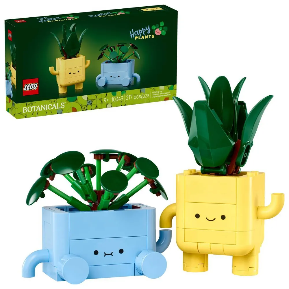 LEGO Botanicals: Plantas Felizes | Idades 9+ | 217 Peças | Item 10349