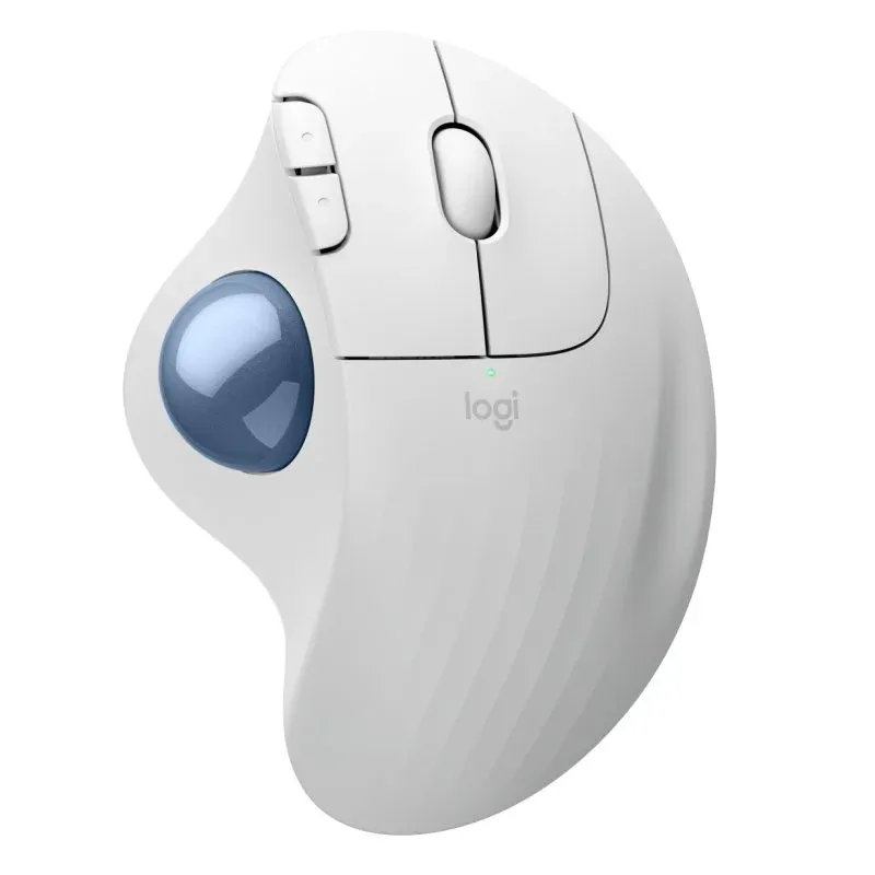 Logitech Ergo M575S Rato Sem Fios Bluetooth com Trackball 2000 DPI Branco