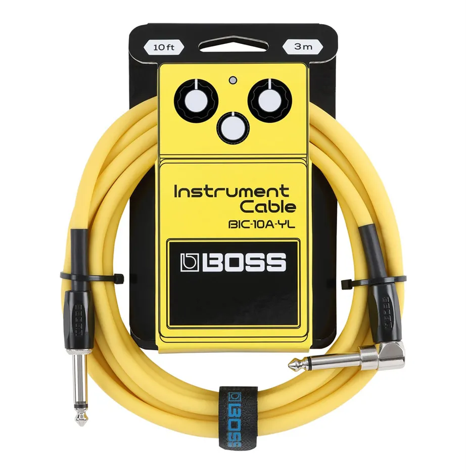 Cabo para Instrumento Boss BIC-10A-YL Yellow 3mt