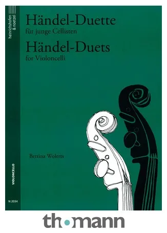 Heinrichshofen Verlag Händel Duette Cello