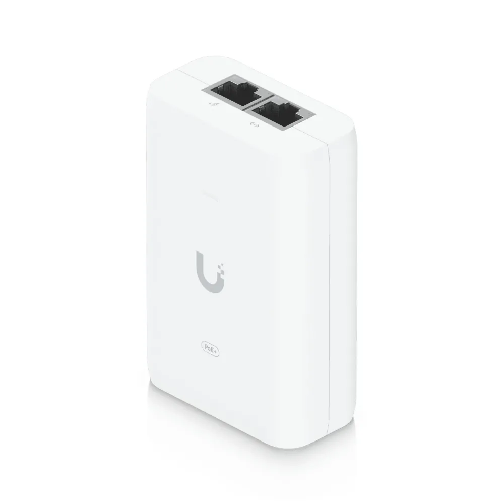Ubiquiti U-PoE+ PoE+ Adapter (30W) U-PoE+