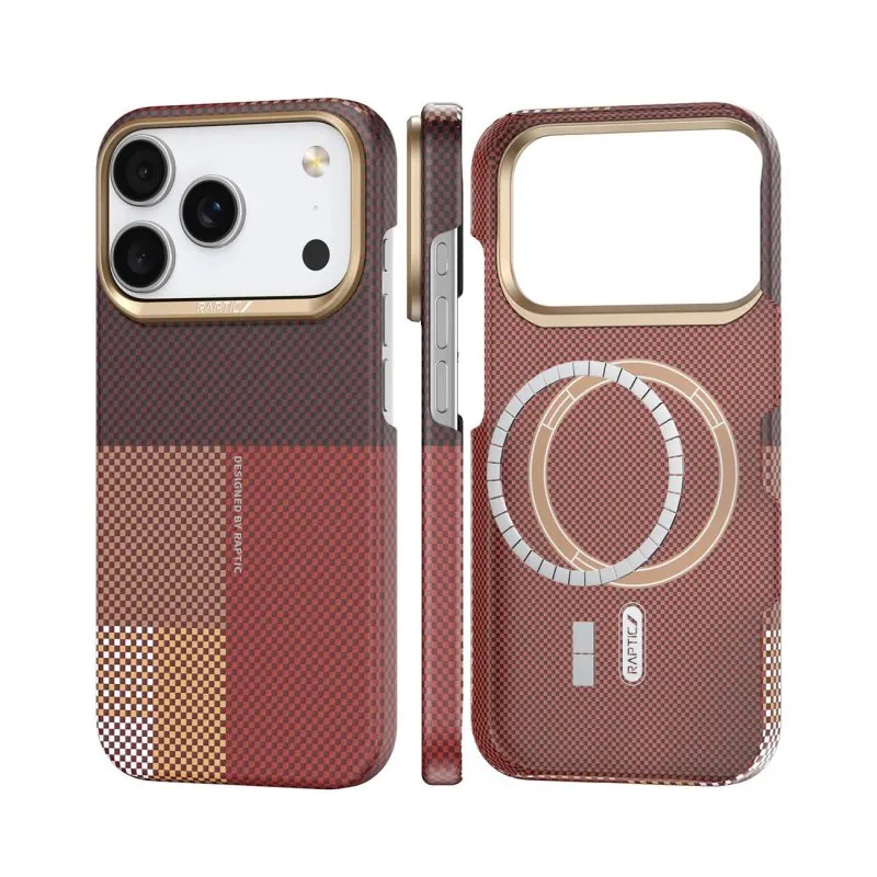 Funda para telemóvel Raptic Skin Transform Sky Fibra de Aramida MagSafe para iPhone 17 Pro Max