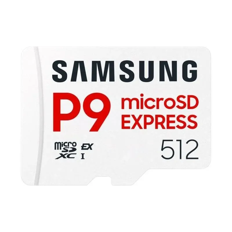 Cartão de Memória Samsung P9 Express 512GB microSD XC C10