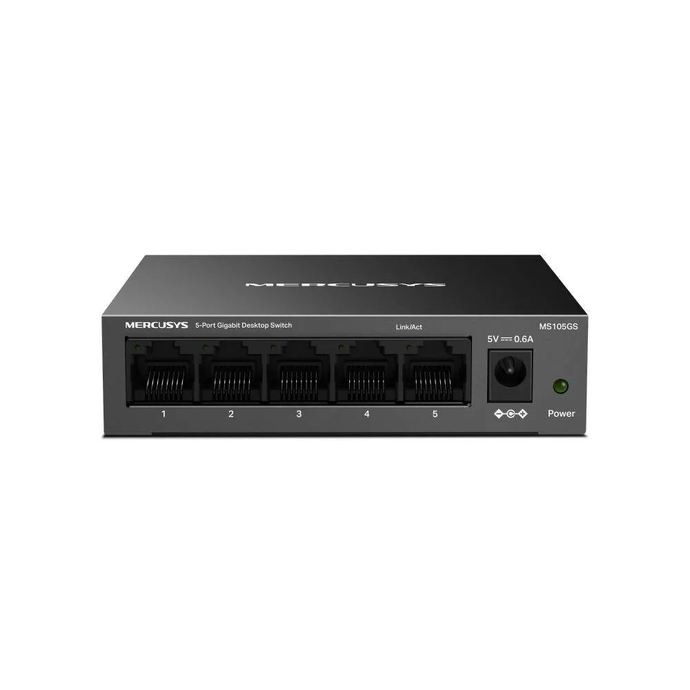 Switch de Rede Mercusys MS105GS 5 Portas Gigabit UnManaged