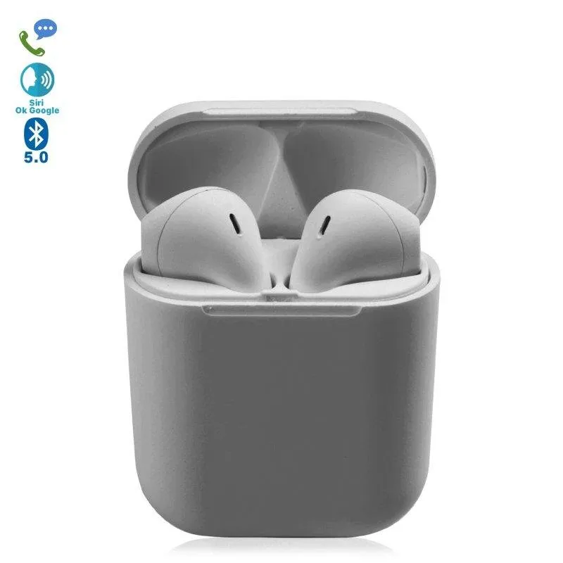 Auriculares Dam D120 TWS Bluetooth 5.0 táteis com base de carga e sincronização automática