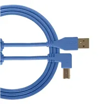 Cabo USB UDG U95006 2.0 A-B Ficha Ângulo Azul 3mt