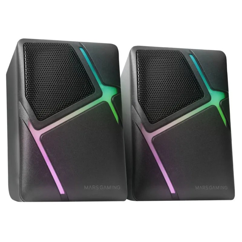 Mars Gaming MS-H Altifalantes Compactos RGB 10W Pretos