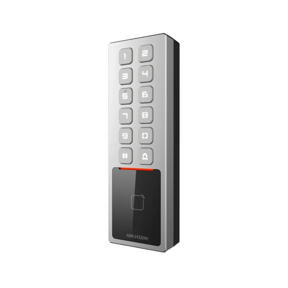 Controlo de Acesso Hikvision Value Cartão MF e PIN, TCP/IP, RS485 e Wiegand - DS-K1T805MX
