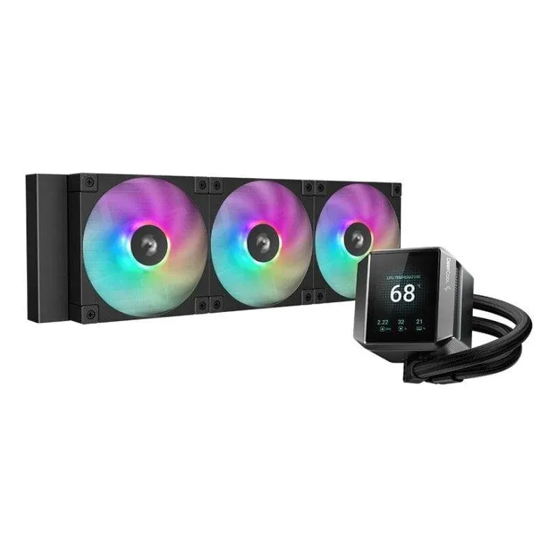 Water Cooler DeepCool Mystique 360 ARGB Display 2.8″ IPS TFT LCD 350mm Preto