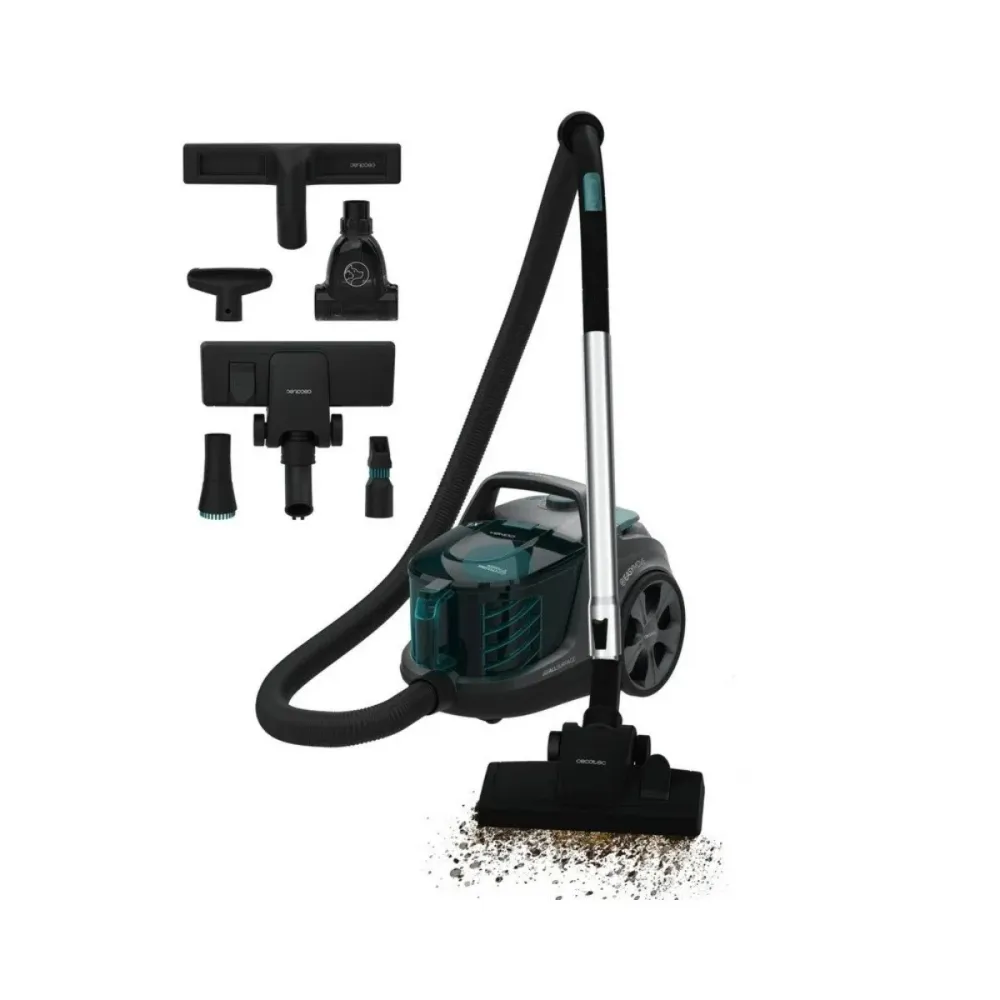 Aspirador de Cecotec Conga Rockstar Cyclonic XL ProAnimal 900W Sem Saco 2.8L HEPA Preto
