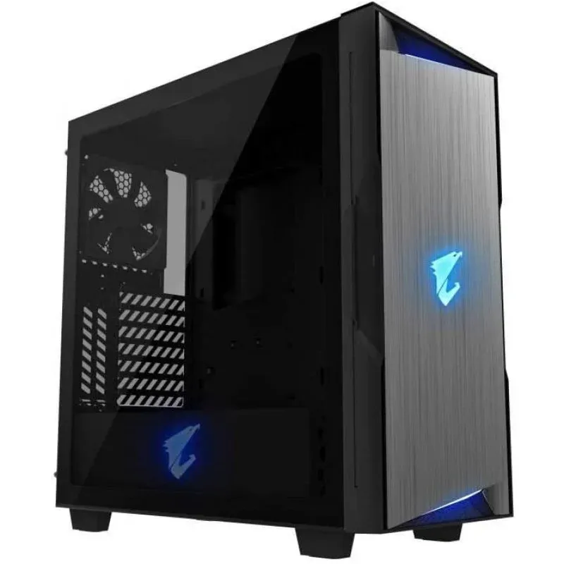 Caixa PC Gigabyte Aorus C300 Glass RGB Vidro Temperado USB 3.1 Preta
