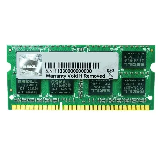Memória RAM SO-DIMM G.SKILL p/Mac 4GB (1x4GB) DDR3 1066MHz CL7