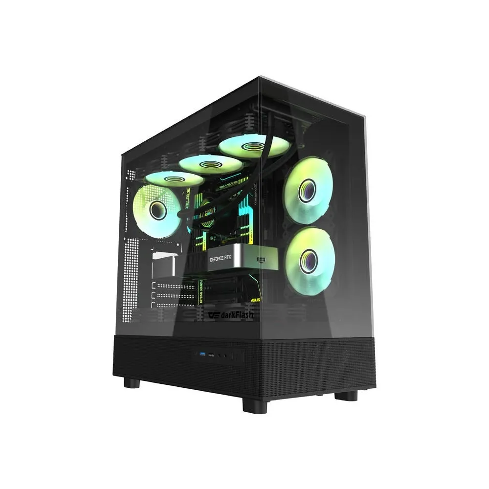 Caixa ATX DPX90 (Preto) - DARKFLASH