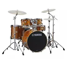 Bateria Yamaha Stage Custom Honey Amber SBP2F5 + HW680