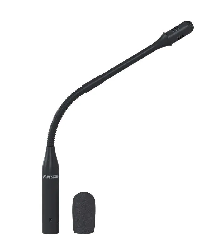 Microfone condensador eletrostático unidirecional cardioide com flexo - MICFLEX-C32