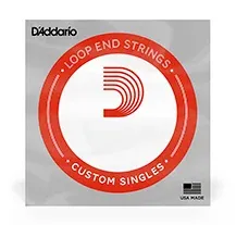 Corda individual com laco 032 D'Addario LE032W Single Nickel Wound Loop End