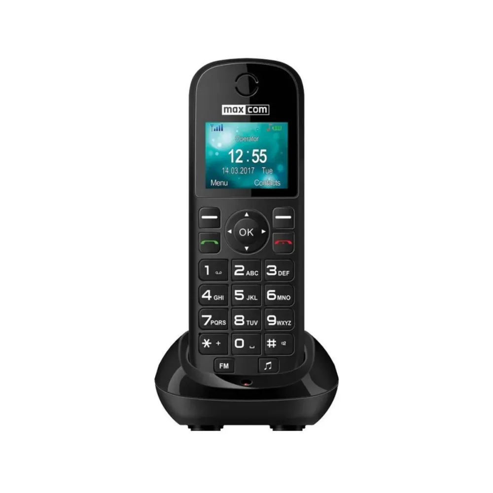 Telefone Maxcom Comfort MM35D Preto