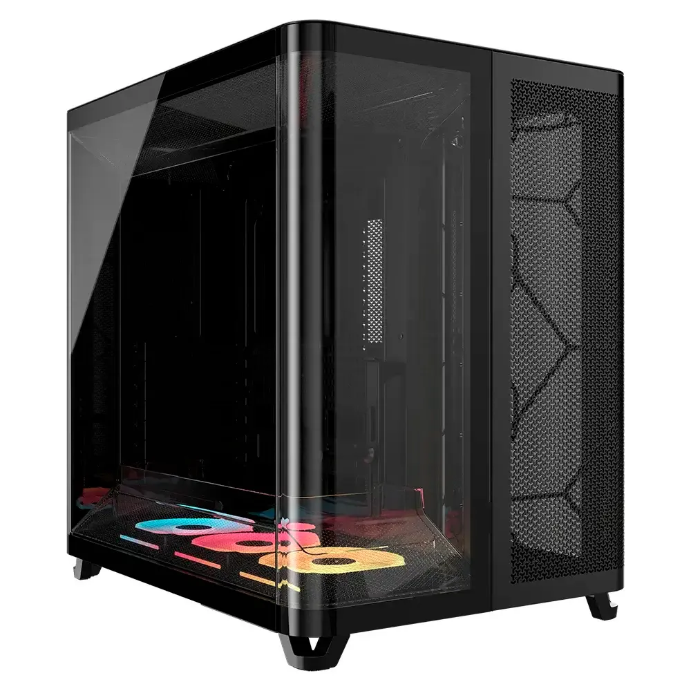 Caixa Extended-ATX Corsair AIR 5400 LX-R ARGB Tempered Glass Preta