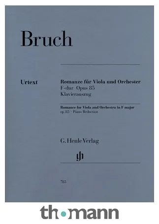 Henle Verlag Bruch Romanze op.85 Viola