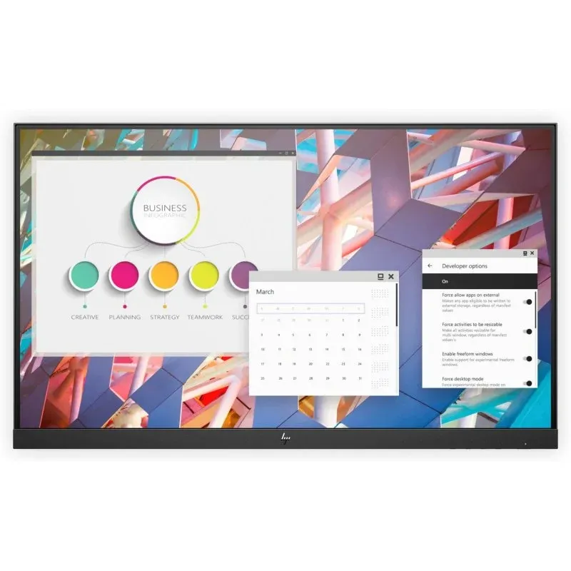 HP E24 G4 Monitor 23.8" FullHD 60Hz IPS 5ms USB VESA com Altura Ajustável