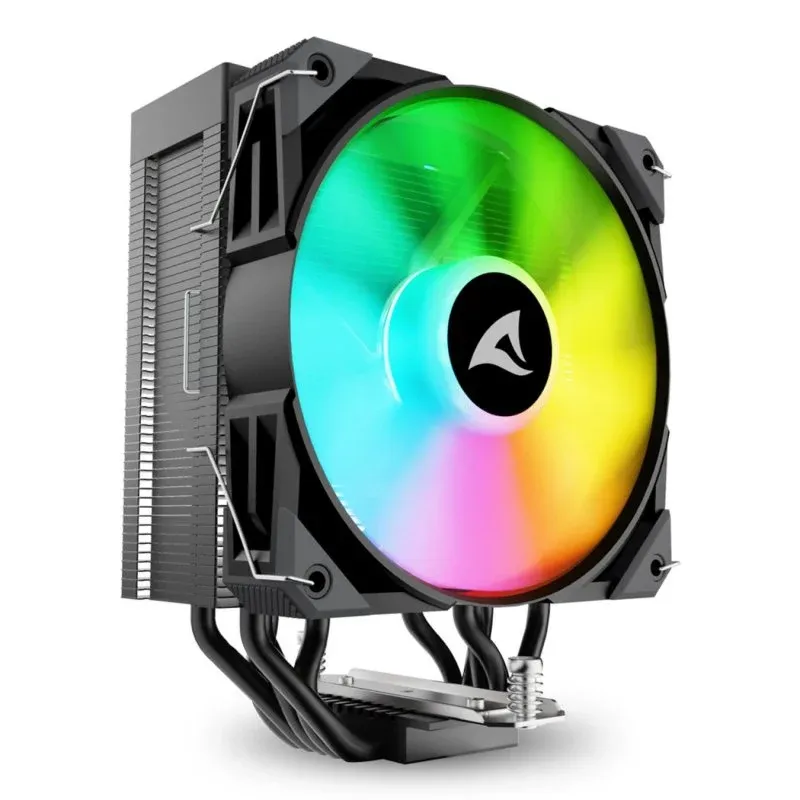 Refrigeração Ar Sharkoon Socket LGA1851 120mm A50 RGB 5 Heatpipes RGB Espelho Infinito