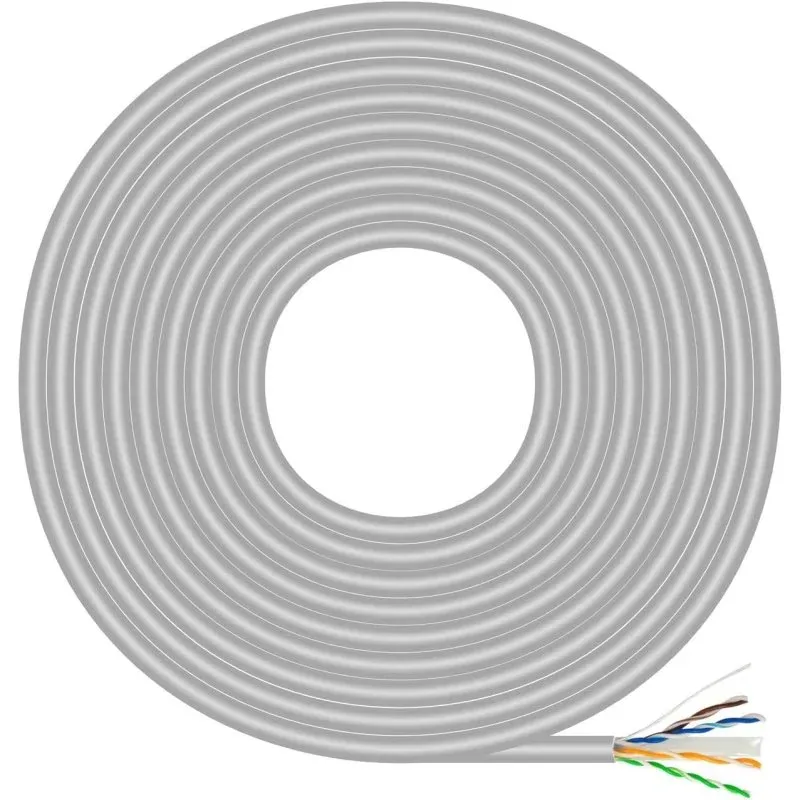 Cabo de Rede Bobina Aisens A135-0660 RJ45 Cat.6 100m Cinza