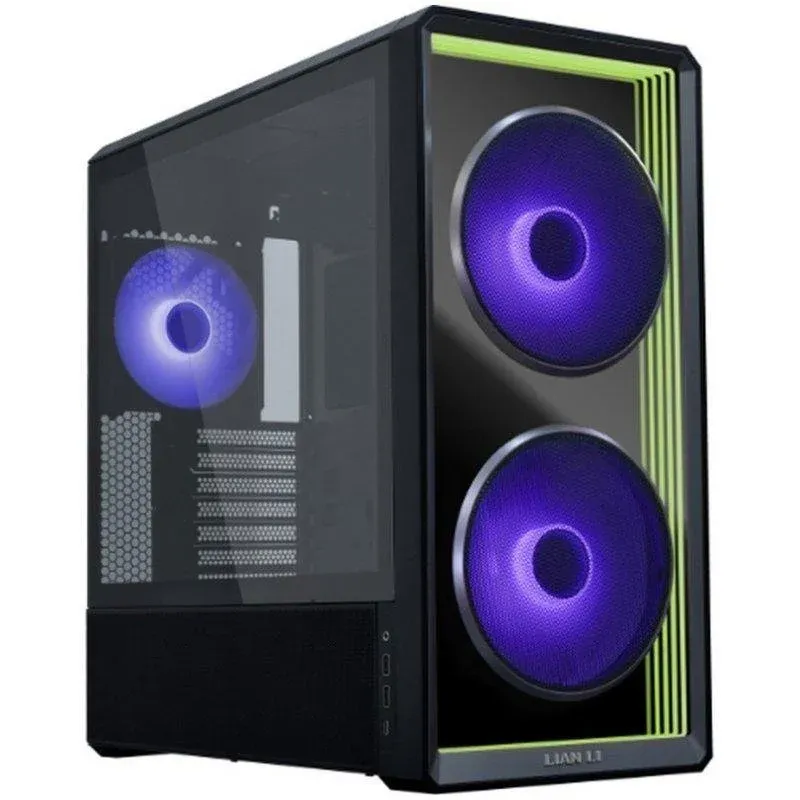 Caixa de Computador Caixa Lian Li Lancool 217 Infinity Vidro Temperado ARGB USB-C Preta
