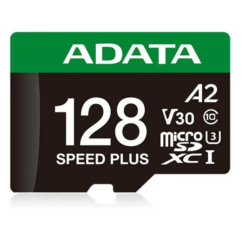 Cartão microSDXC ADATA Speed Plus 128 GB UHS-I U3 A2 V30 Classe 10