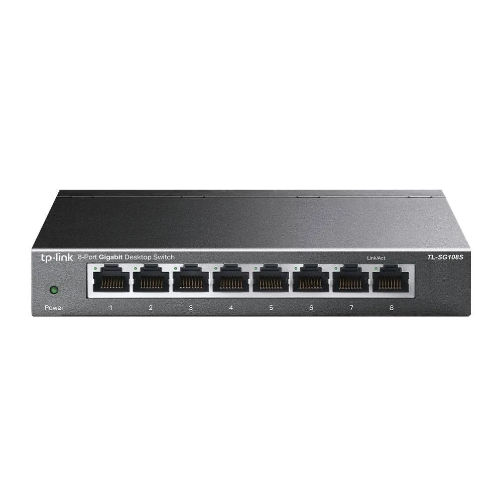 Switch de Rede TP-Link TL-SG108S 8 Portas Gigabit