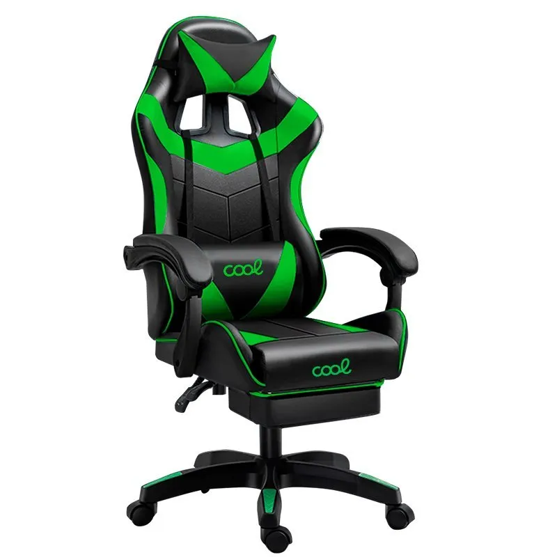 Cool Rest Cadeira Gaming Premium com Apoio para Pés Preta/Verde