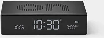 Relógio Despertador LEXON Flip Premium (Digital - Preto)