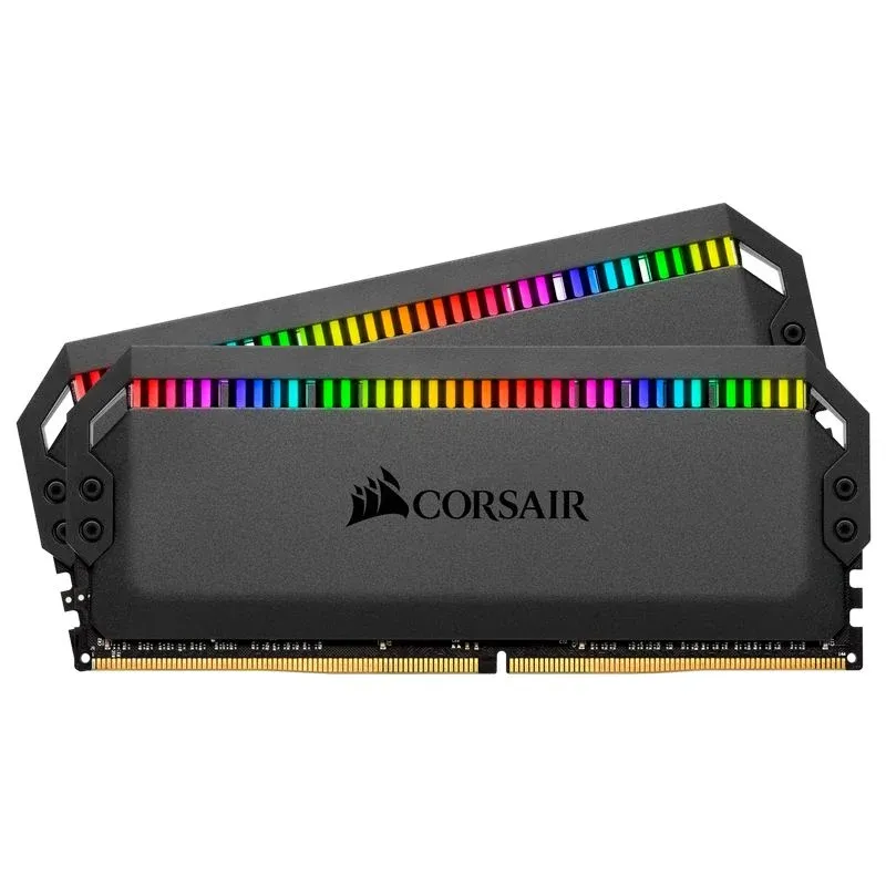 Memória RAM Corsair Dominator Platinum RGB DDR4 3200 SPD 2666 PC4-25600 16GB 2x8GB CL16