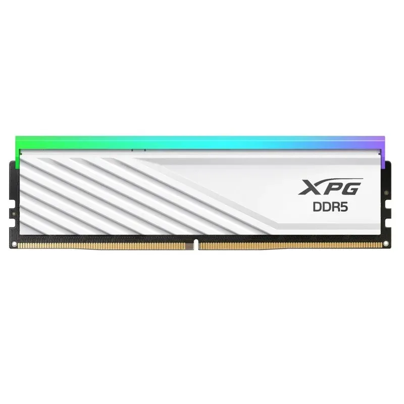 Memória RAM ADATA Lancer Blade RGB 64GB 2x32GB DDR5 6000MHz CL30 Intel XMP AMD EXPO Branco