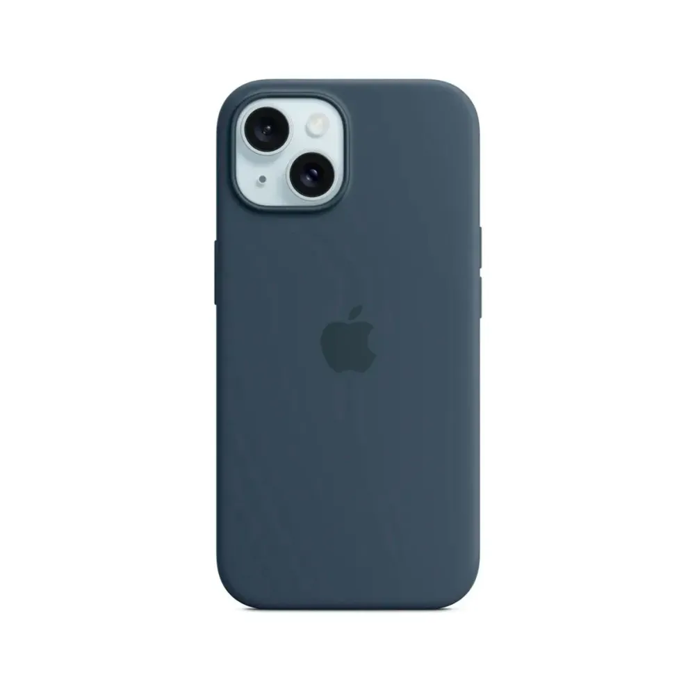 Capa Silicone Apple MT0N3ZM/A iPhone 15 Magsafe Azul