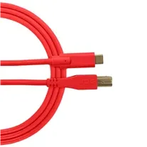 Cabo USB UDG U96001 Vermelho 1,5mt Ficha Recta