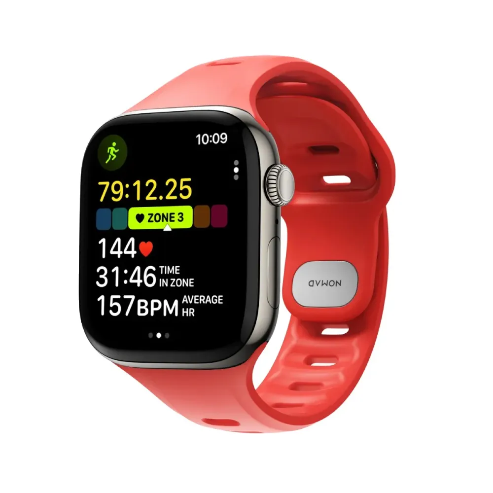 Bracelete Nomad Desportiva Ritmica Apple Watch 41/42mm Coral