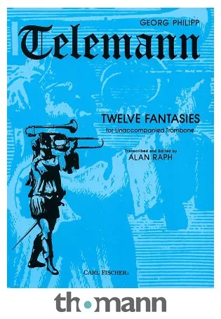 Carl Fischer Telemann 12 Fantasien Trombone
