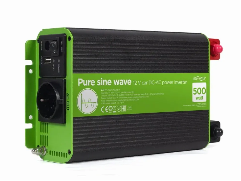 Inversor corrente dc-ac gembird carro de onda sinusoidal pu