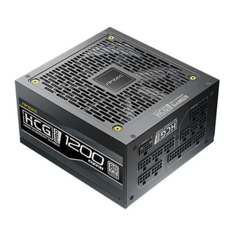 Fonte Alimentação Antec HCG1200 PRO Fonte de Alimentação ATX Modular 1200W 80+ Platinum com PFC Ativo e Ventoinha 13.5cm