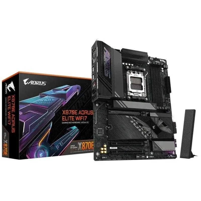 Motherboard Gigabyte X870E AORUS ELITE WIFI7 X870E AM5 DDR5 ATX WiFi 7 PCIe 5.0 RGB