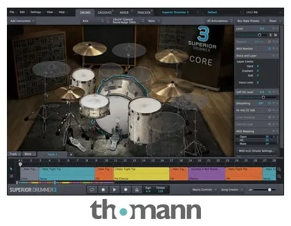 Toontrack Superior Drummer 3