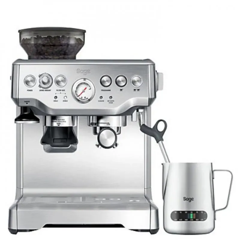 SAGE MAQUINA CAFE THE BARISTA EXPRESS BRUSHED STAINLESS STEEL