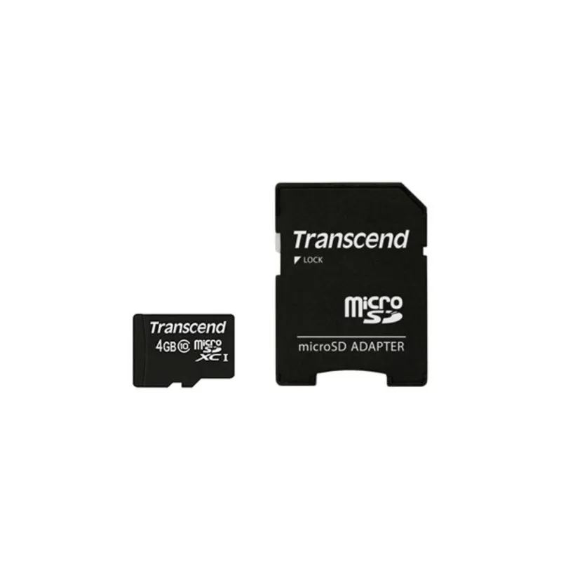 Cartão de memória Transcend TS4GUSDHC10 4GB MicroSDHC Classe 10 90MB/s