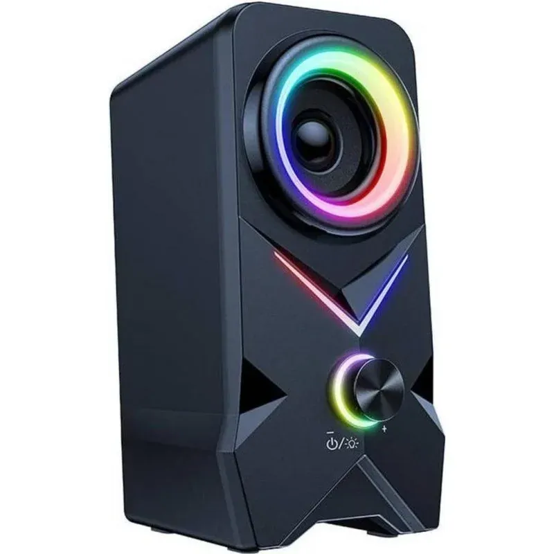 Colunas Onikuma Gaming Bluetooth USB 6W RGB com controlo de luz