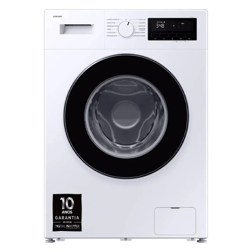 Máquina de Lavar Roupa de Livre Instalação Samsung WW80FG3M05AWEP 8kg 1400RPM A Branca