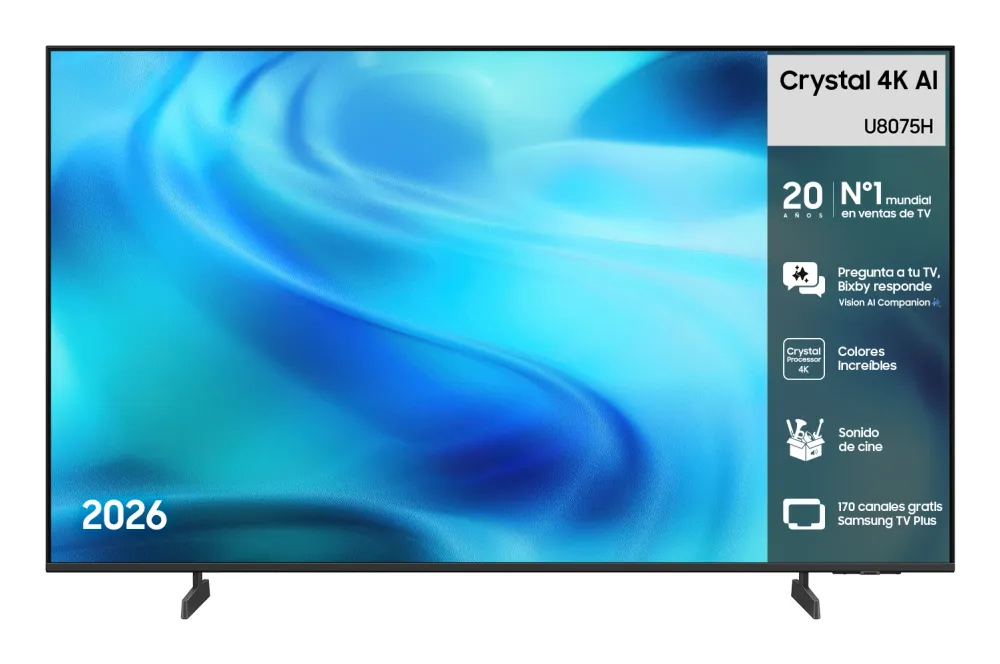TV SAMSUNG 43 TU43U8075H CRYSTAL UHD SMART TV BT